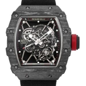 리차드밀 RM35-02 44.5mm Black Carbon Fiber Black Rubber Strap Black Skeletonized[BBR]