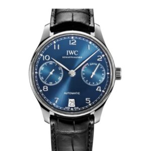 IWC 포르투기즈 Automatic 42mm IW500710 Steel Leather Strap Arabic Numerals Blue Dial[ZF]