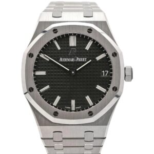 오데마피게 로얄오크 41mm 15500ST.OO.1220ST.03 Full Steel Black Dial[ZF]