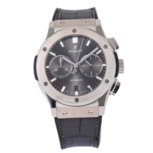 위블로 클래식퓨전 Chronograph 45mm Racing Grey 521.NX.7071.LR Titanium Leather Strap Grey Dial[HB]