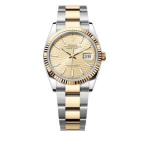 롤렉스 데이저스트 36mm 126233-0040 Half Gold，Fluted Motif Gold Dial[CLEAN]
