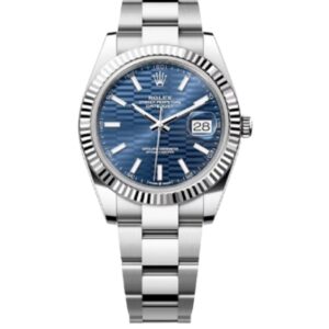 롤렉스 데이저스트 41mm M126334-0031 White Gold&904L Blue Fluted Dial[ARF]