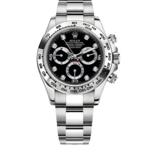 롤렉스 데이토나 40mm 116509 Full White Gold Diamond Mop Black Dial[CLEAN]