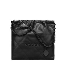 [탑티어/해외배송]샤넬 *정품가죽* 22백 스몰 핸드백(블랙/흑장/카프스킨)