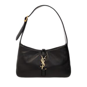 [프리미엄/해외배송]생로랑 LE 5 A 7 램스킨 호보 백(블랙)