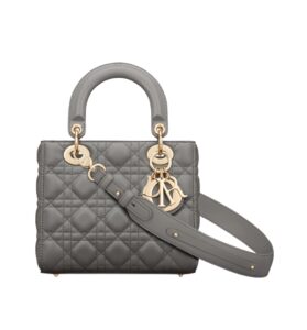 [탑티어/해외배송]디올 레이디 디올 ABC 스몰 백(스톤 그레이/까나쥬/램스킨)