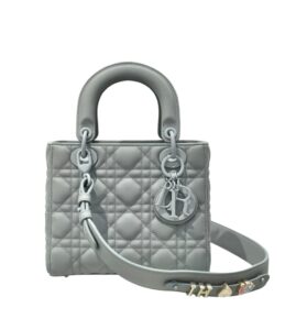 [탑티어/해외배송]디올 레이디 디올 ABC 스몰 백(울트라 매트 그레이/까나쥬/램스킨)