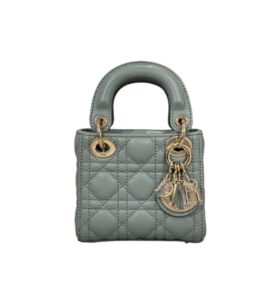 [탑티어/해외배송]디올 레이디 디올 마이크로 백(오팔린 그레이/까나쥬/램스킨)