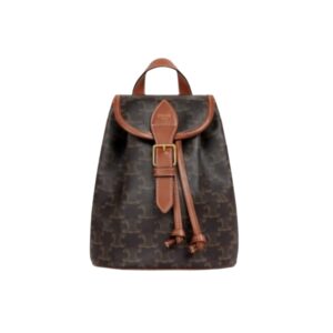 [프리미엄/해외배송]셀린느 폴코 백팩 미니(탠/트리옹프 캔버스)