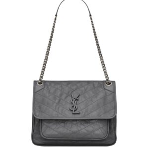 [프리미엄/해외배송]생로랑 빈티지 니키 미디엄(그레이)