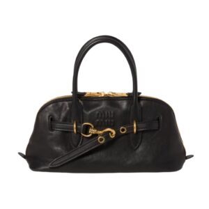 [프리미엄/해외배송]미우미우 아방뛰르 탑 핸들 백 레귤러(블랙)