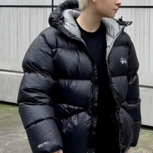 [국내배송]스투시 마이크로 립스타 푸퍼 다운파카