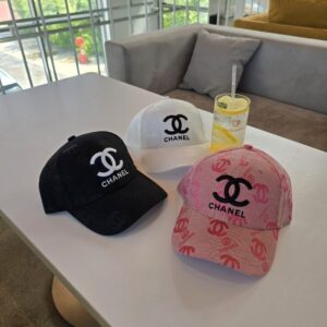 [국내배송]샤넬 CC 패턴 까멜리아 볼캡