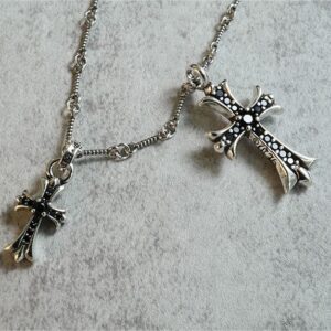 [국내배송]크롬하츠 원볼 CH 더블크로스 목걸이