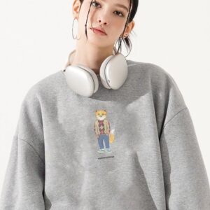 [국내배송]메종키츠네 아가일니트여우 맨투맨