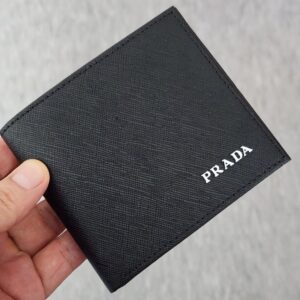 [국내배송]프라다 사피아노 레터링 반지갑