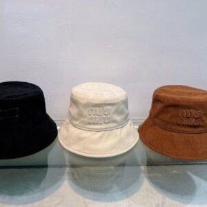 [국내배송]미우미우 코듀로이 버킷햇