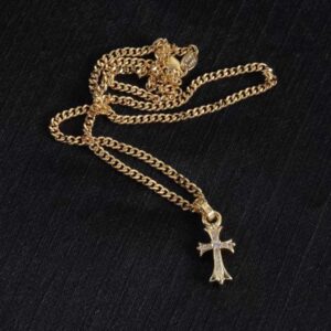 [국내배송]크롬하츠 골드 크로스 목걸이