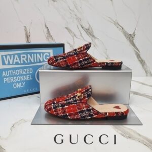 [국내배송]구찌 프린스 타운 GG 트위드 슬리퍼