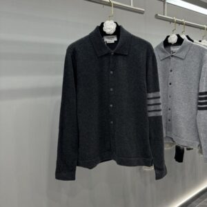 [국내배송]톰브라운 (최상위버전) 캐시미어 저지 스티치 사선 셔츠