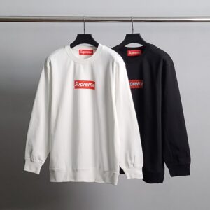 [국내배송]슈프림 레드박스로고 코튼 맨투맨