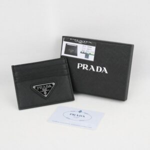 [국내배송]프라다 3659 사피아노 삼각로고 카드지갑