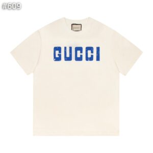 [국내배송]구찌 프론트 블루 로고 반팔티셔츠