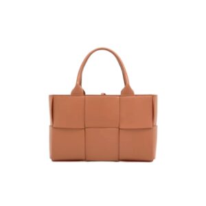 [프리미엄/해외배송]보테가 아르코 토트 백 미니(탠/레드)