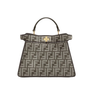 [프리미엄/해외배송]펜디 피카부 백 스몰 I See U(그레이/자카드)